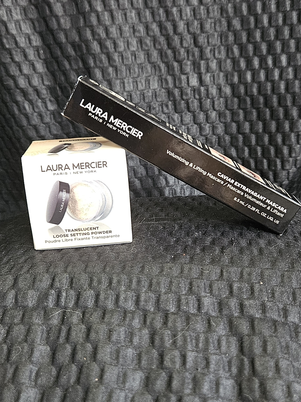 Laura Mercier Caviar Extravagant Mascara AND Translucent Loose Setting Powder